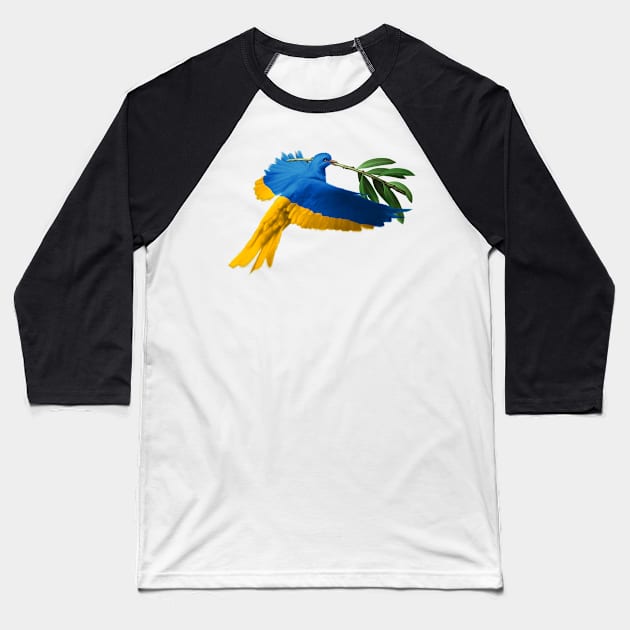 Ukraine And Ukrainian Hope Symbol Baseball T-Shirt by lightidea